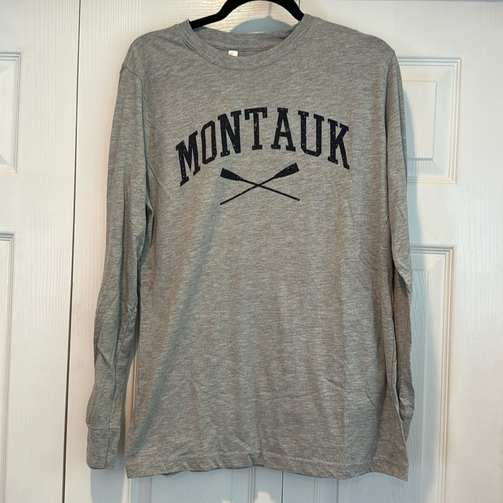 Montauk long sleeve tee. Unisex